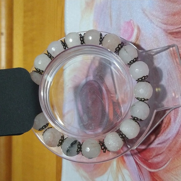 Tourmaline Quartz  bracelet handmade - Picture 4 of 12